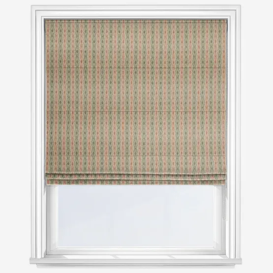 Moon Netherfield Sage Red Roman Blind