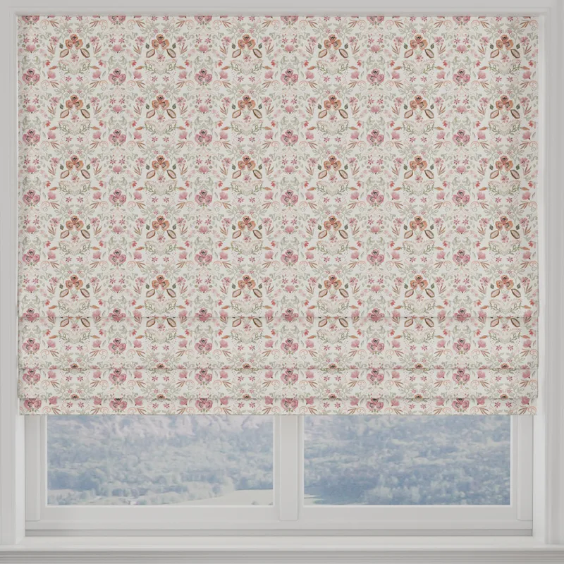 Ante Decor Skoll Made To Measure Roman Blind Blush