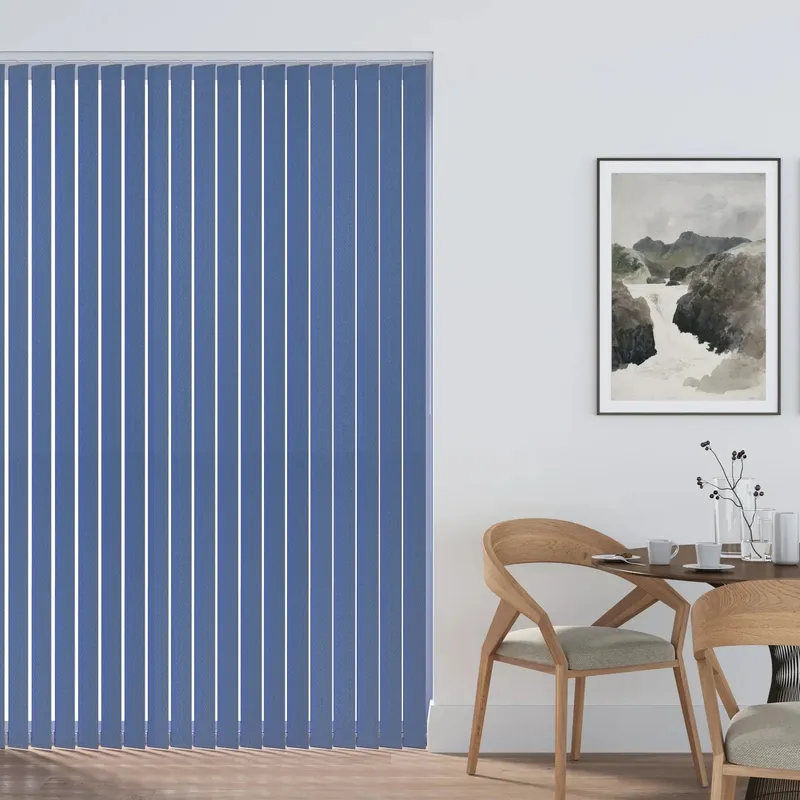 Aqualush Sky Blue Pvc Vertical Blind