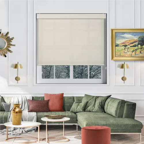 Origin Cream Pelmet Roller Blind