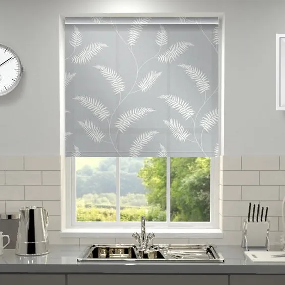 Fern Made To Measure Roller Blind Steel