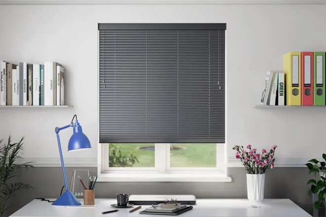Galaxy Grey Shimmer - Venetian Blinds
