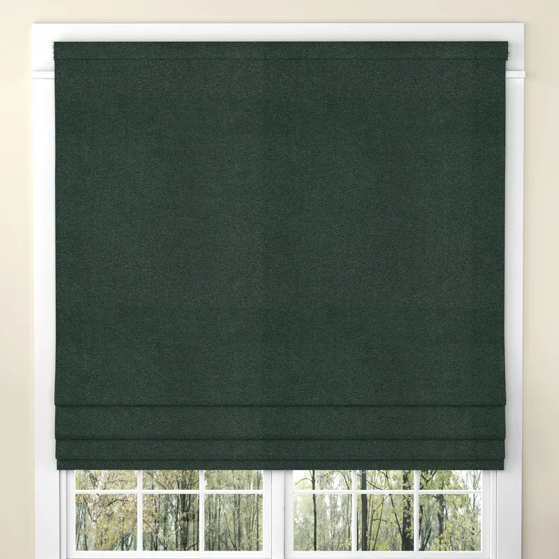 Ante Decor Aurora Made To Measure Roman Blind Jungle Green