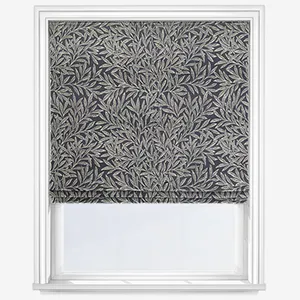 William Morris At Home Willow Woven Indigo Roman Blind