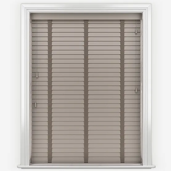 Prime Timberlux Prime Clay With Stealth Tapes Wooden Venetian Blinds