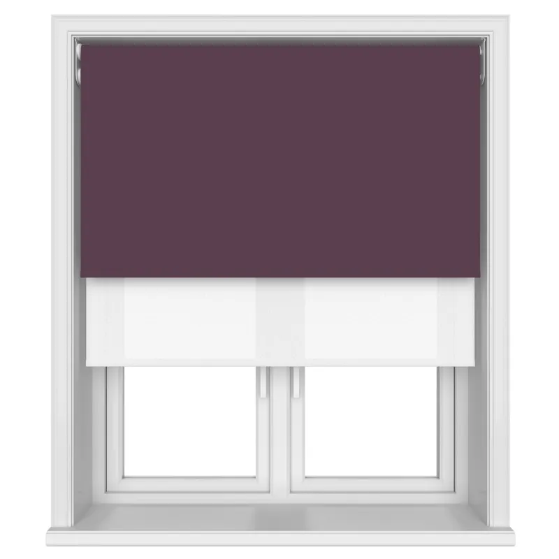 Bella Boujee Motorised Double Roller Blind Blind Uk