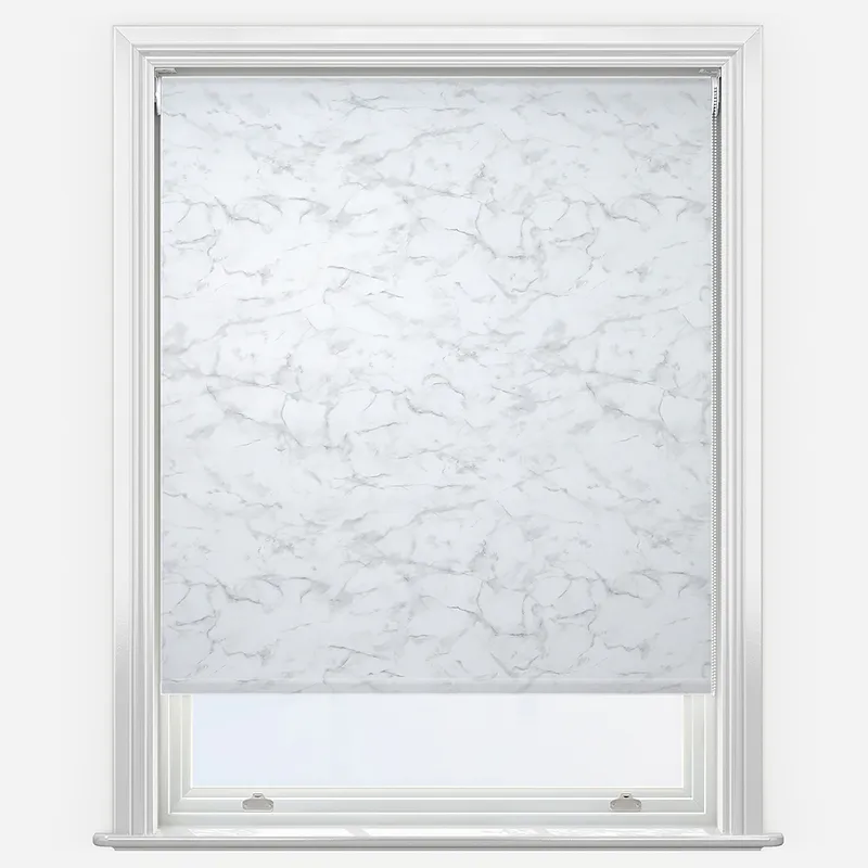 Louvolite Marble Silver Roller Blind