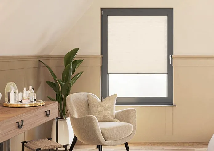 Obscura Vanilla - Stick Fit Honeycomb Blind