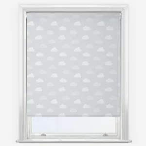 Sonova Studio Doodle Clouds Soft Grey Roller Blind