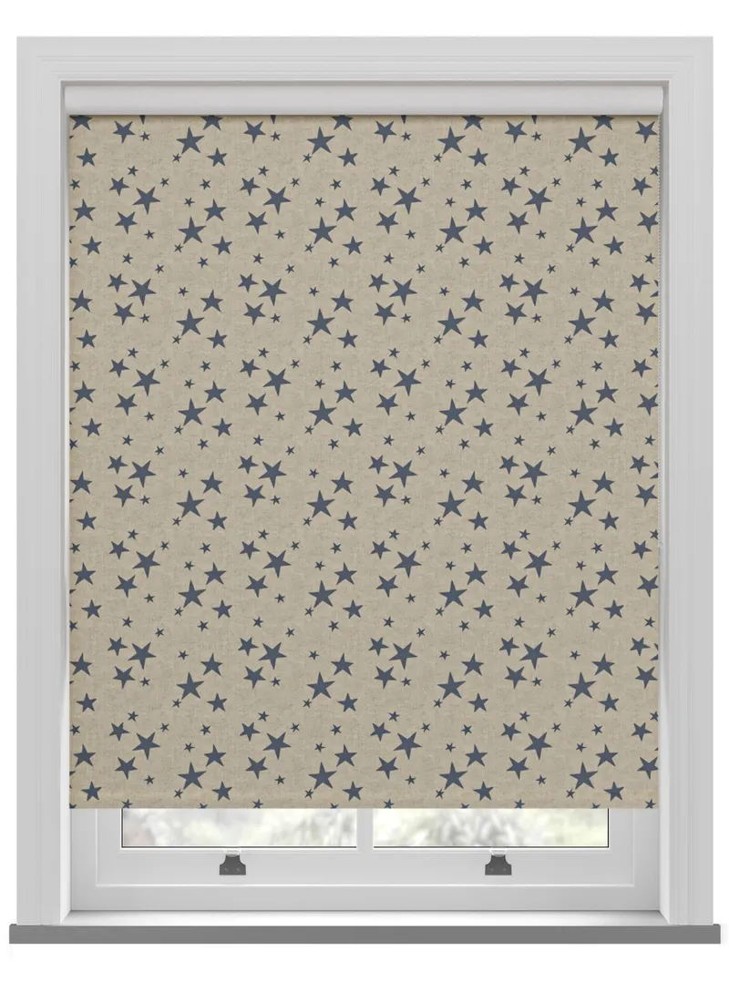 Emily Bond St Maws Indigo Roller Blind