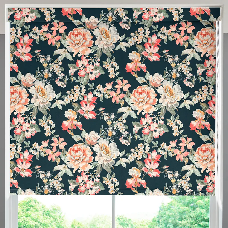 Bloom Made To Measure Blackout Roller Blind Burnt Orange