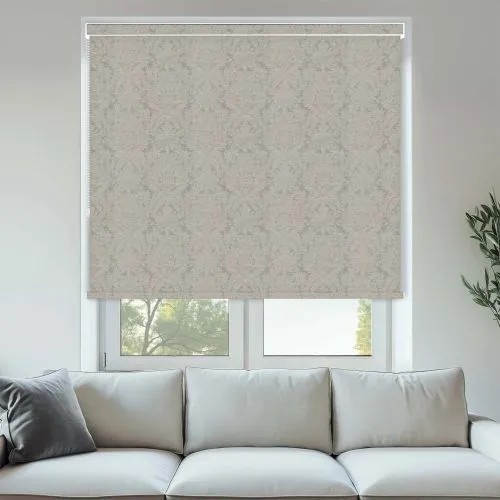 Brocade Stone Pelmet Roller Blinds - Stylish Window Covering