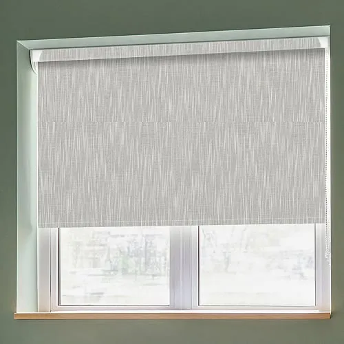 Shantung Silver Grip Fit Roller Blinds