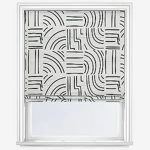 Camengo Kara Carbone Roman Blind