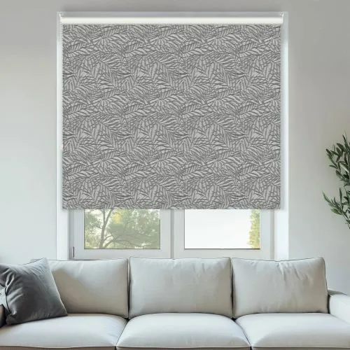 Aura Charcoal Blackout Roller Blinds - Shop Now
