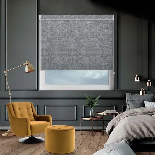 Ami Charcoal Pelmet Roller Blind