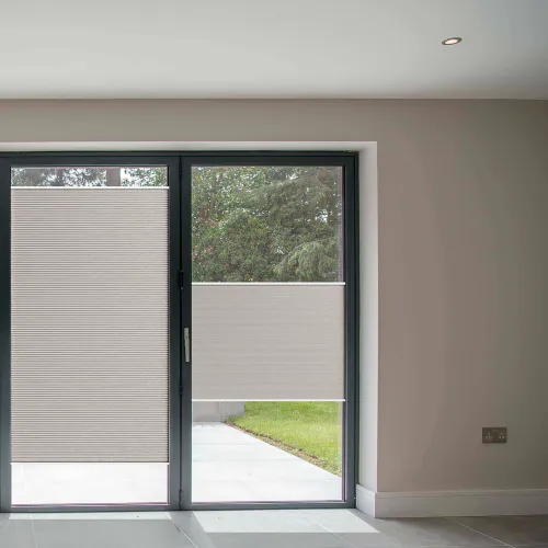 Fittoframe Vexia Blackout Stone Honeycomb Pleated Blind