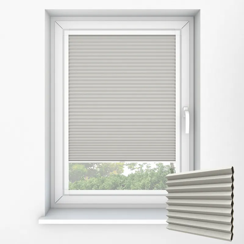 Thermoshade Pastal Alabaster Perfect Fit Thermal Blackout Honeycomb Blinds