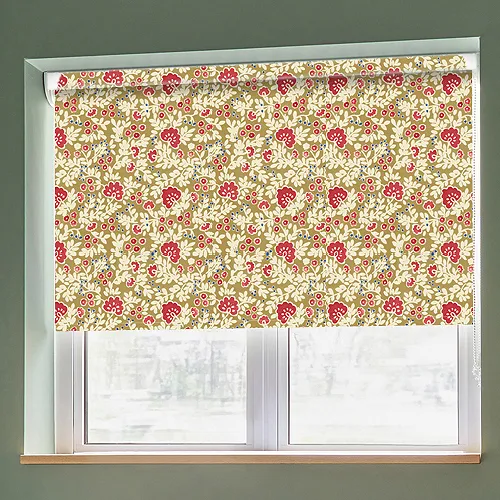 Rosalee Red Grip Fit Roller Blinds