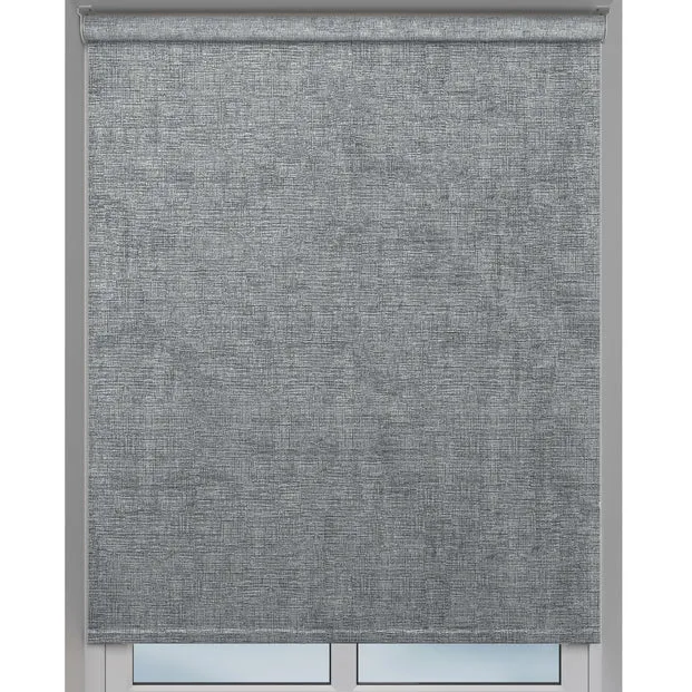 Descent Made To Measure Blackout Roller Blind Graphite