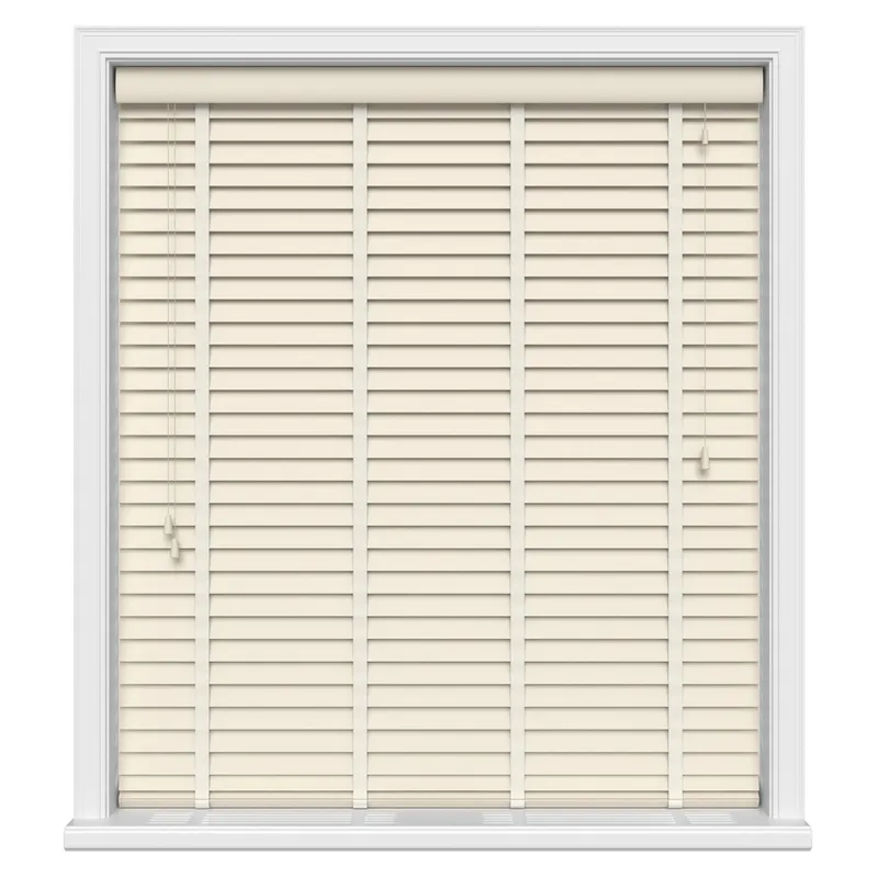 Linara Cream With Tapes Eco-wood Blinds Uk