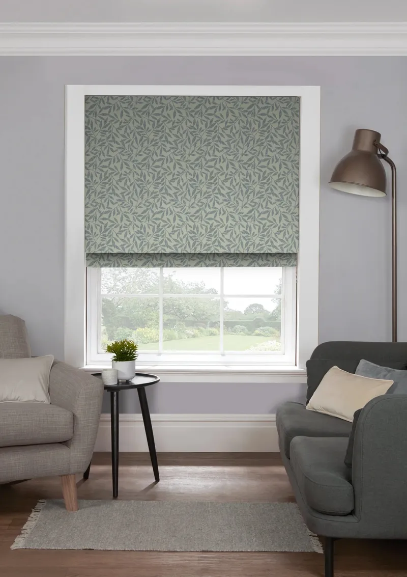 Eb Serene Silver Roman Blind