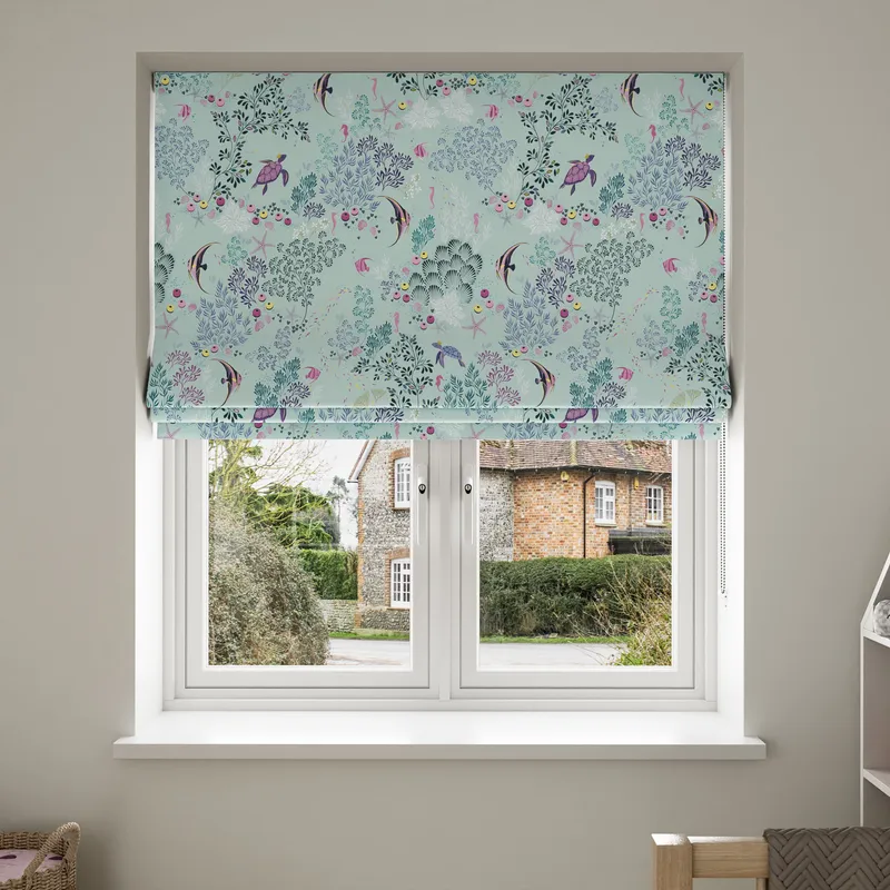 Sara Miller Underwater Aqua Blinds Uk