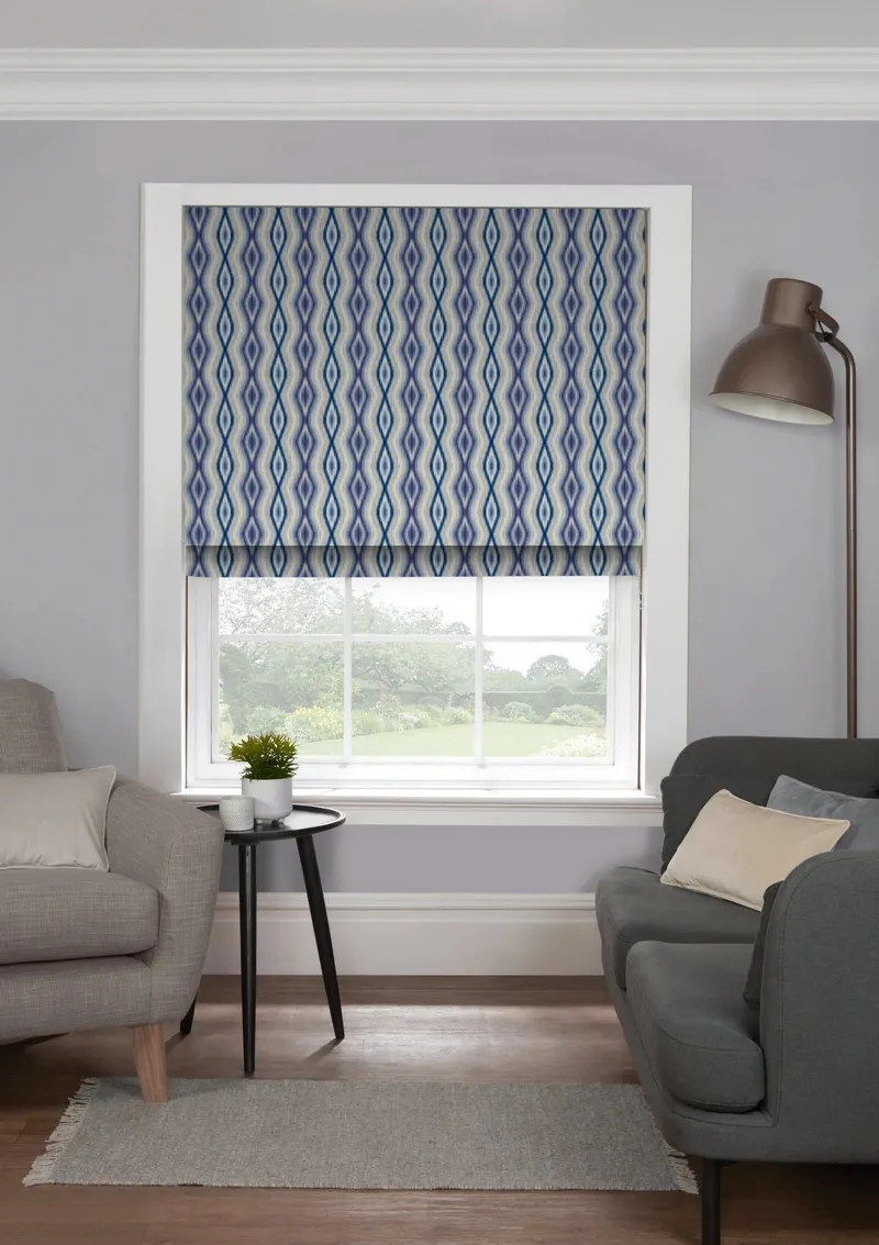 Eb Jive - Blue Blind Roman Blind
