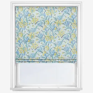 Laura Ashley Tulip Gold Roman Blind