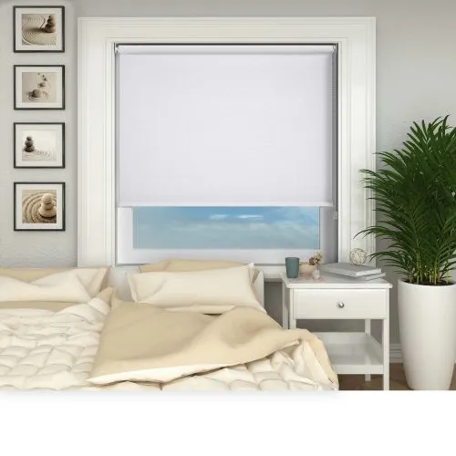 Eden Bright White Roller Blind