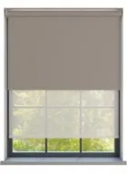 Amor Washed Pebble With Haze Pure Double Roller Blind