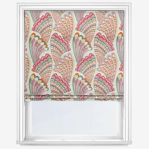 Camengo Piuma Fuschia Roman Blind