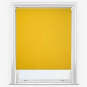 Pop Blackout Saffron Roller Blind