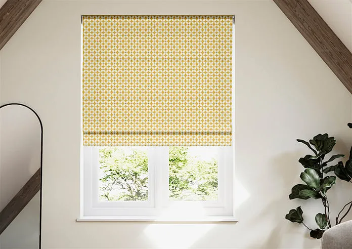 Zap Butterscotch - Roman Blind