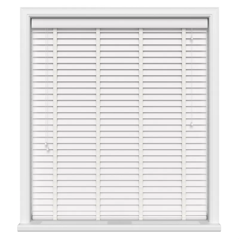 Snow White Luxury Ecowood Uk - Wooden Blinds
