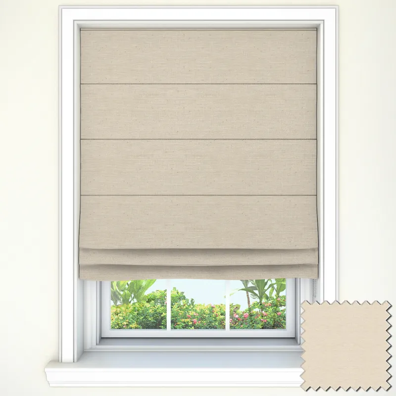 Panama Natural Roman Blinds