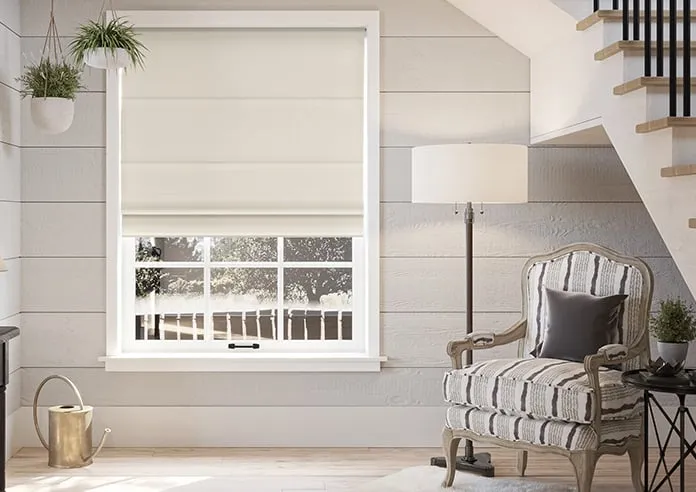 Corrugation Pale Cream - Roman Blind