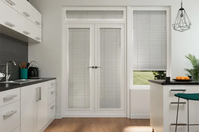 Precision White Smoke - 25mm Slat Venetian Perfect Fit Blind
