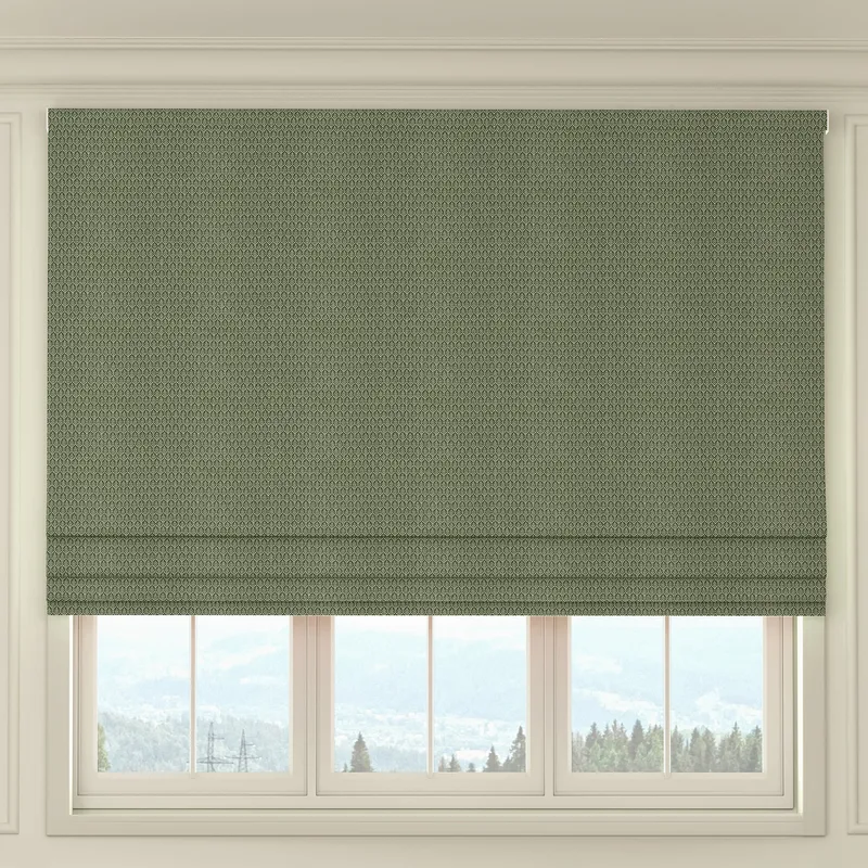 House Llewelyn-bowen Oak Leaf Made To Measure Roman Blind Forest