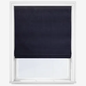 Bordeaux Navy Roman Blind