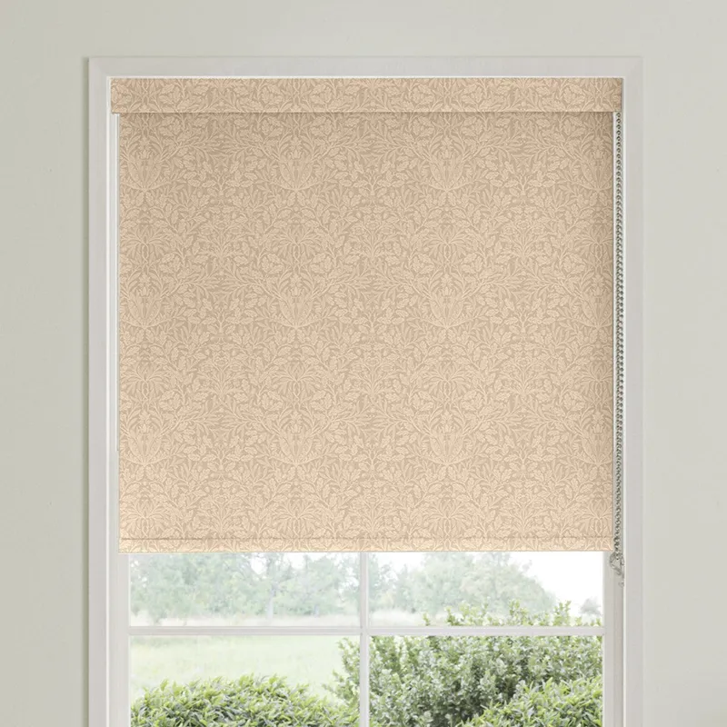 William Morris Acorn Translucent Made To Measure Roller Blind Clay