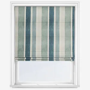 Celia Azure Roman Blind