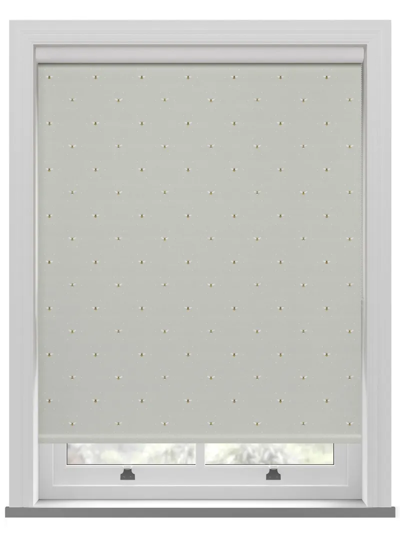 Sophie Allport Bees Pale Slate Roller Blind