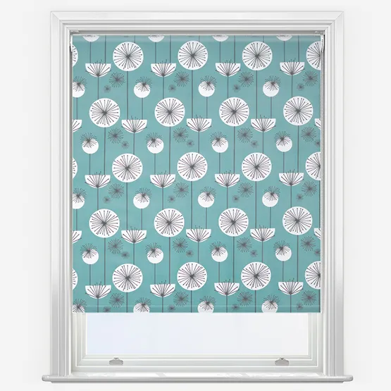 Sonova Studio Nordic Pods Teal Roller Blind