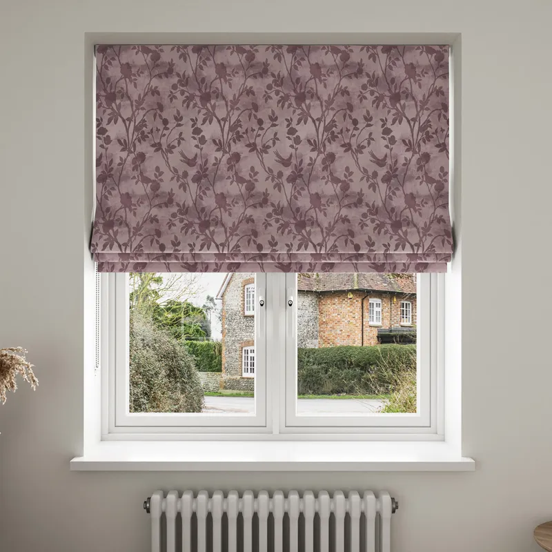 Laura Ashley Eglantine Silhouette Woven Mulberry Blinds Uk