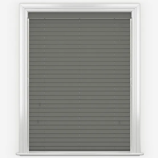 Aspen Grain Slate Grey Wooden Venetian Blind