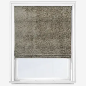 Boucle Royale Taupe Roman Blind