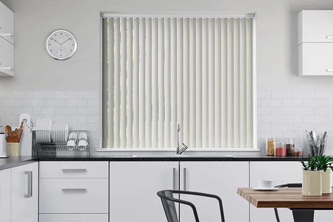 Kato Cream - Rigid Pvc Vertical Blind