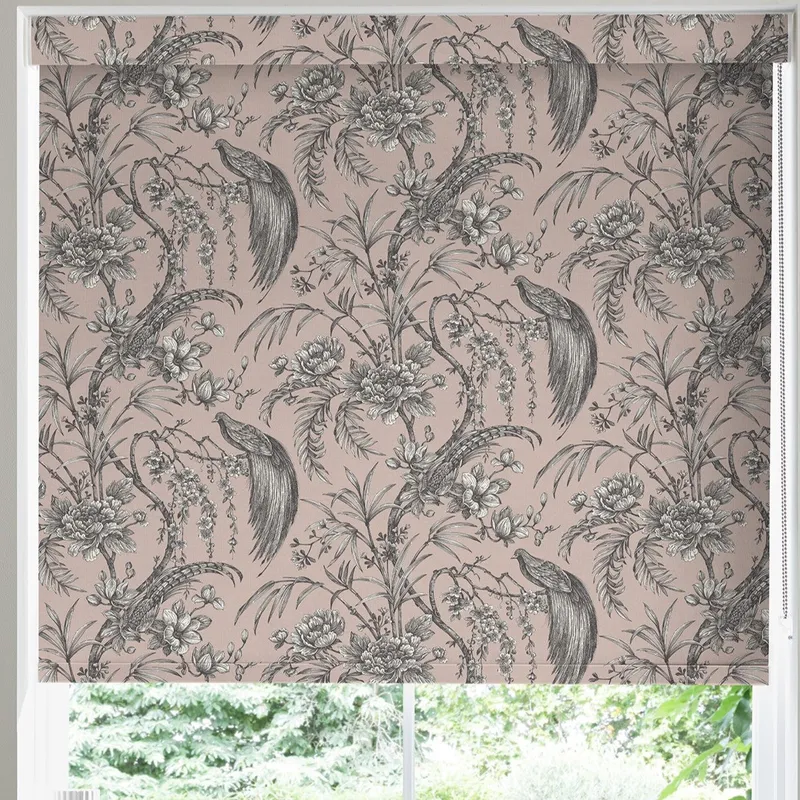 Catalan Made To Measure Blackout Roller Blind Blush