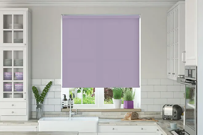 Nevada Lavender - Moisture Resistant Roller Blind